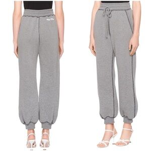 NWT MIU MIUBWool And Cashmere Joggers In Grey
$2,750